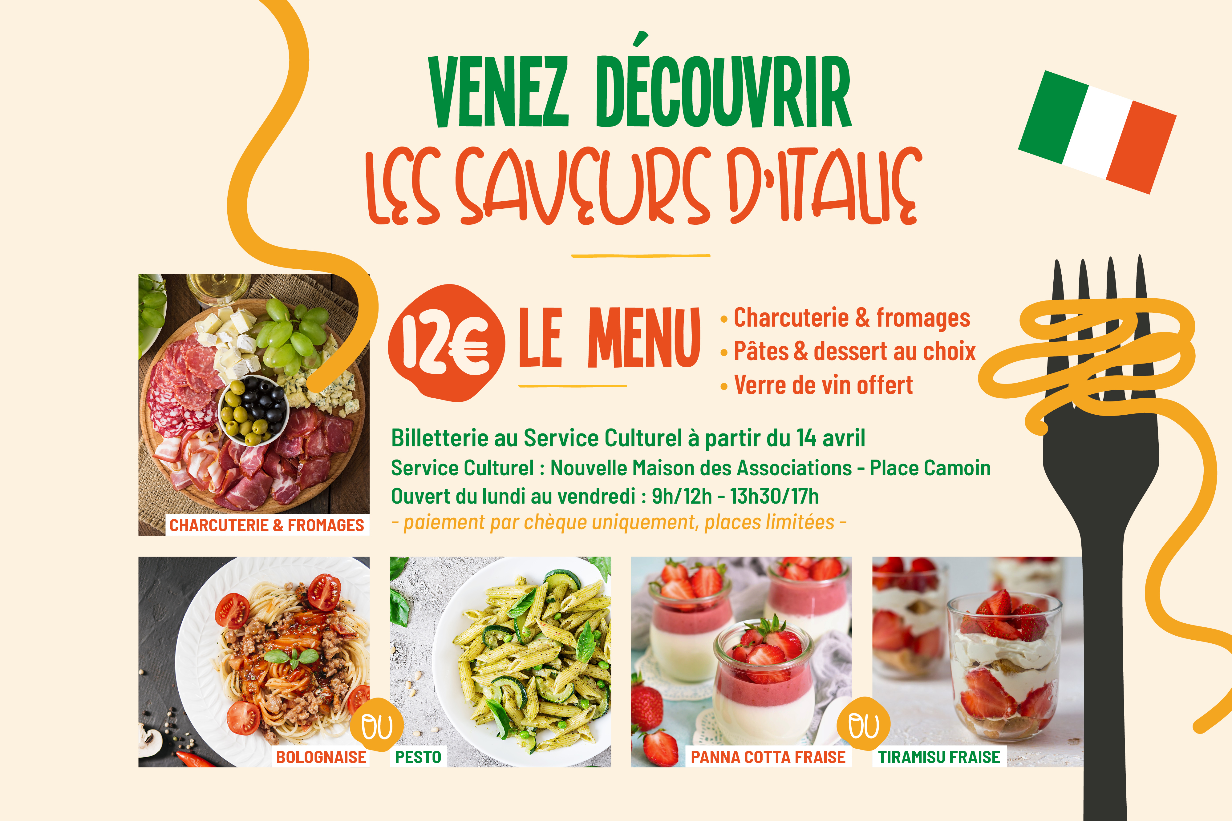 05 24 2025 SAVEURS ITALIE MENU