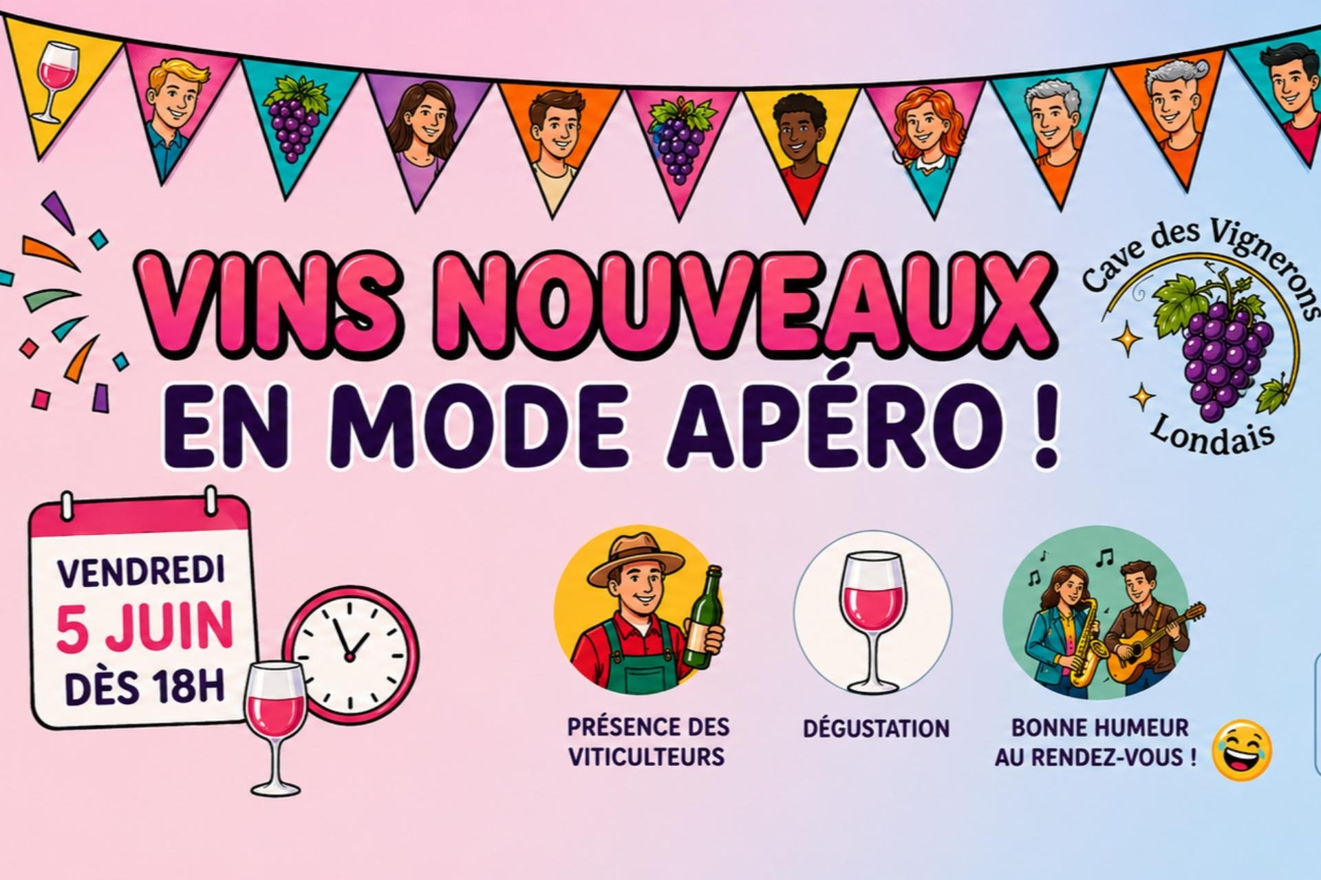 Soirée « Vins nouveaux en mode apéro »