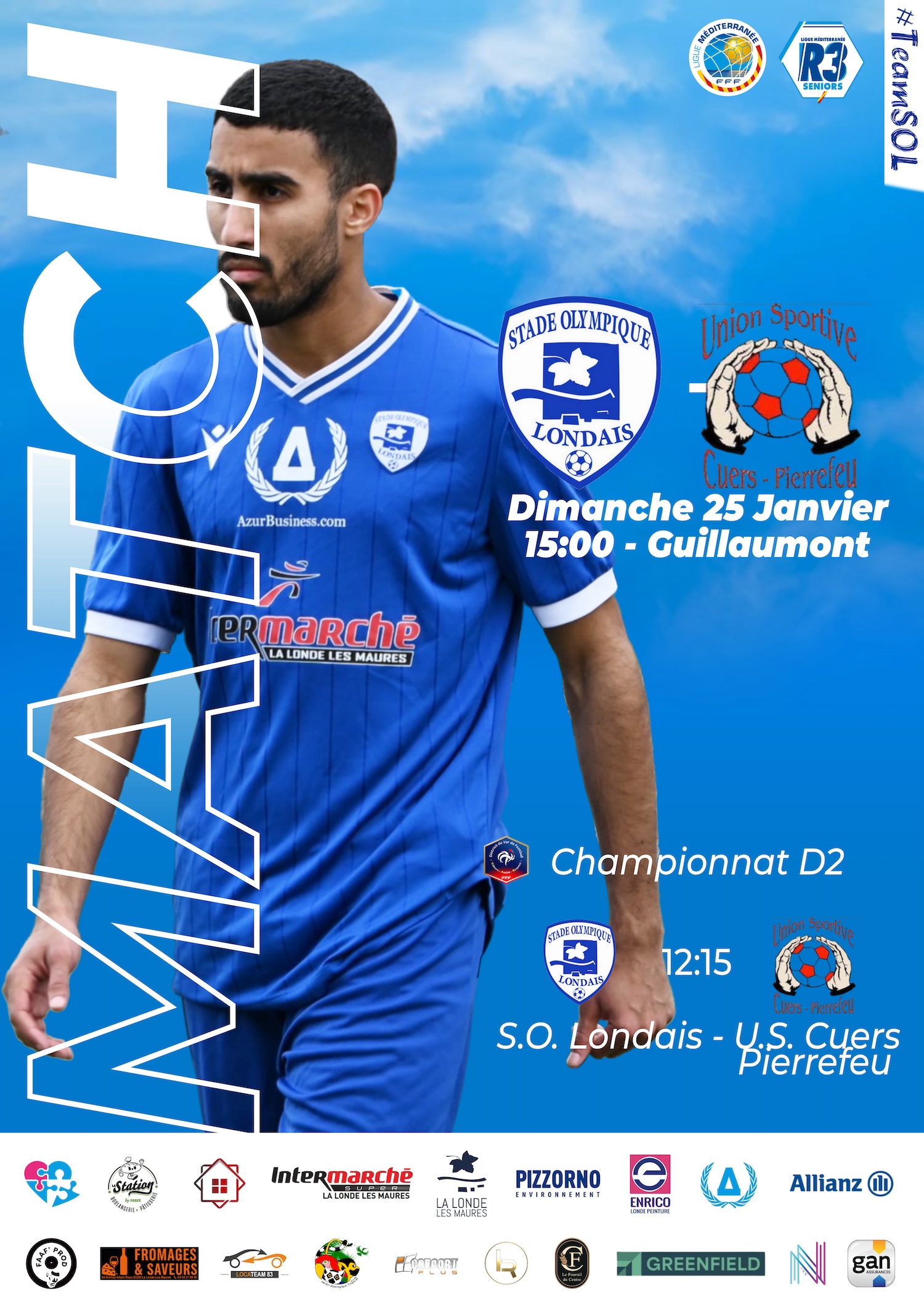 Affiche match 20251