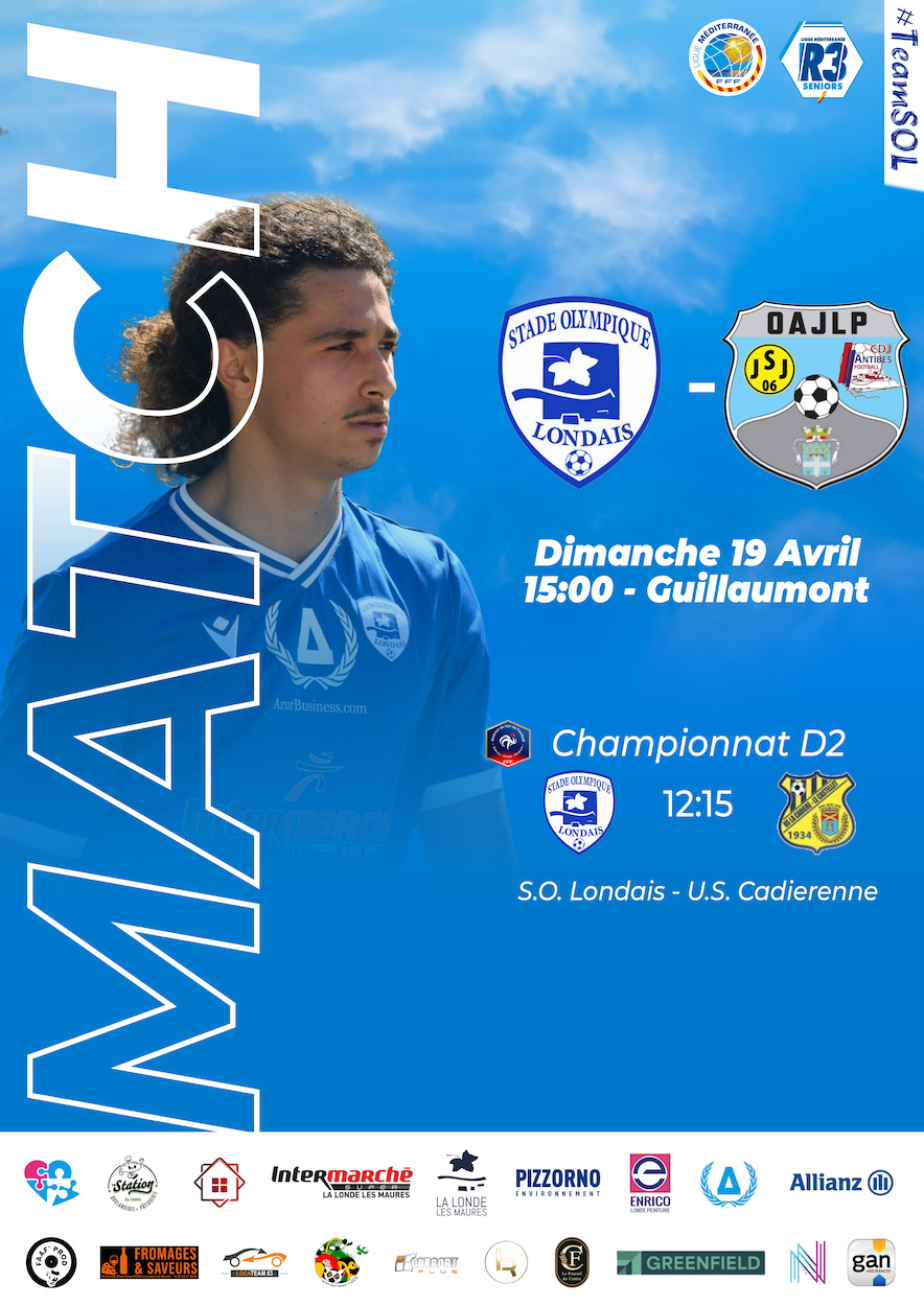 Affiche match Antibes 2026