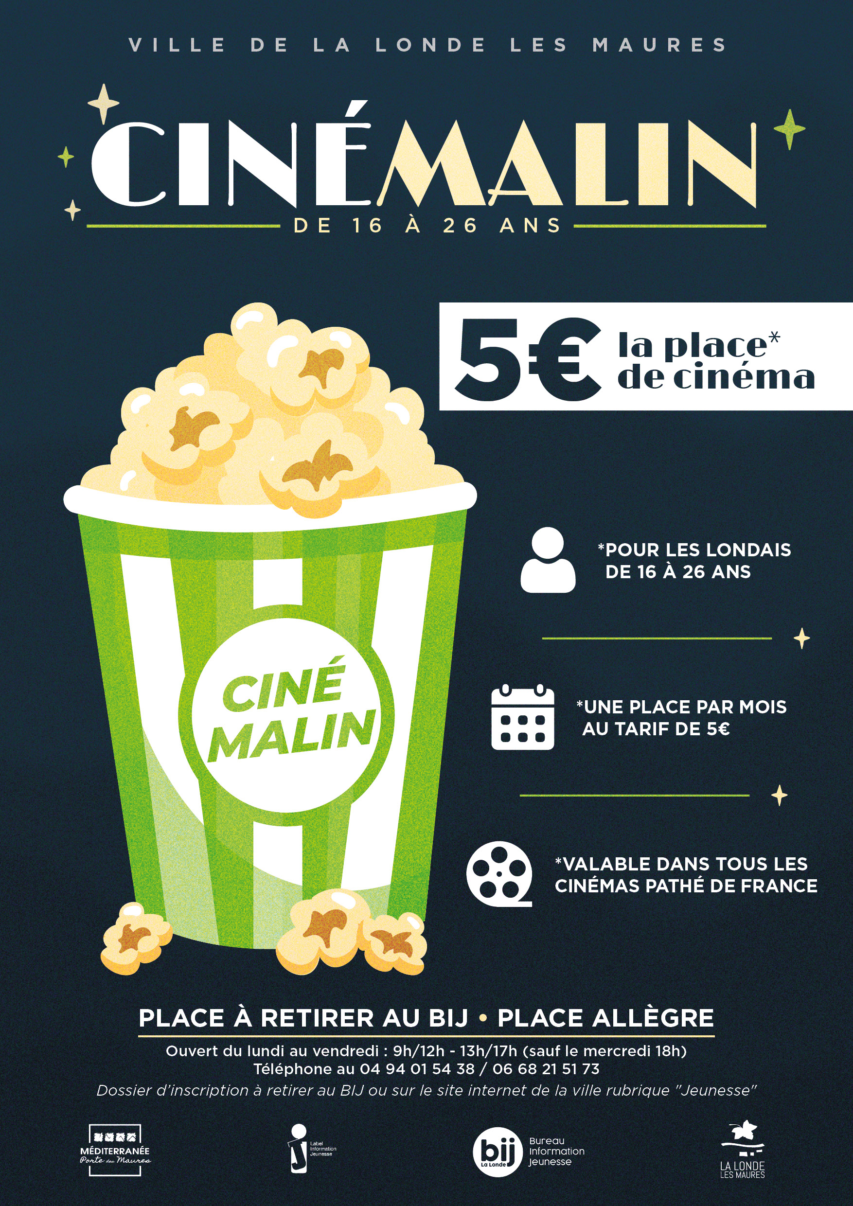 CINEMA TARIF 5E 2026