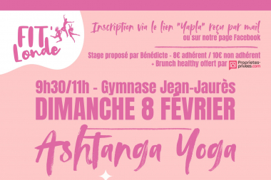 Stage de « Ashtanga yoga »