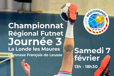 3ème journée du Championnat Ligue Méditerranée de Football Futnet